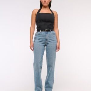 Abercrombie & Fitch 90s Straight Ultra High Rise Curve Love